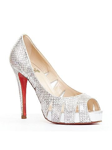 Christian Louboutin Christian Louboutin Leather Cut Out Platforms (view 1)