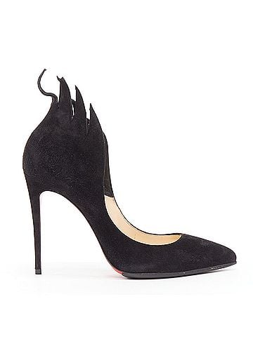 Christian Louboutin Christian Louboutin Suede Stiletto Pump (view 1)