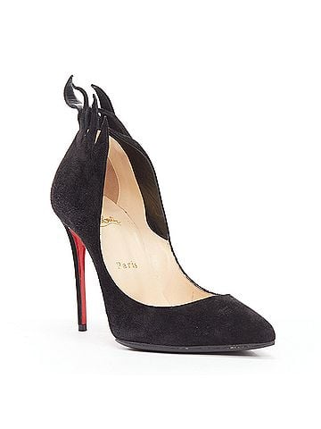 Christian Louboutin Christian Louboutin Suede Stiletto Pump (view 2)