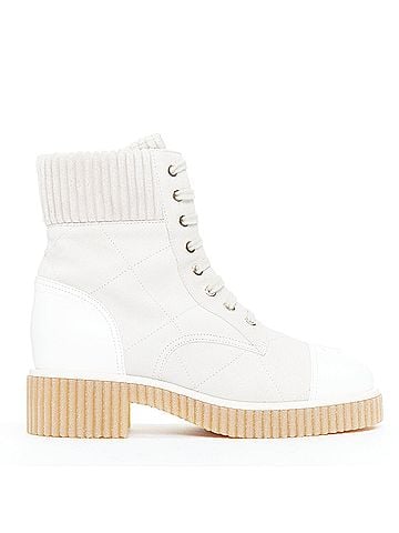 Chanel Chanel Suede Calfskin Combat Boots (view 1)