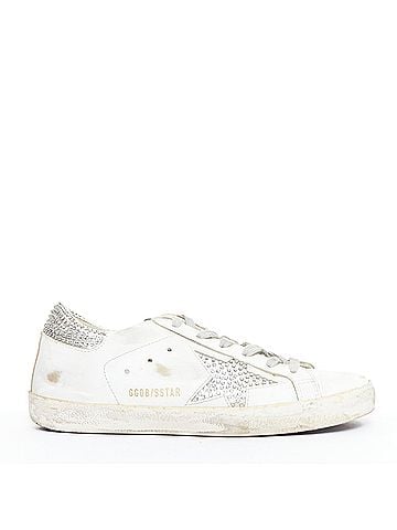Golden Goose Golden Goose Silver Crystal Sneakers (view 1)