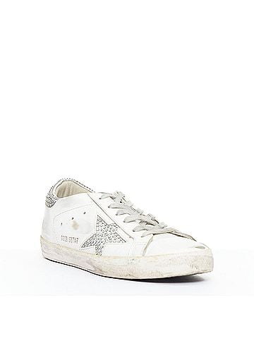 Golden Goose Golden Goose Silver Crystal Sneakers (view 2)