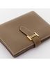 Hermès 100% Leather Brown Hermes Bearn Compact Leather Wallet One size - photo 6