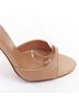 Alaïa 100% Leather Brown Alaia Leather Double Strap High Heel Sandals Size EU 36 1/2 - photo 6