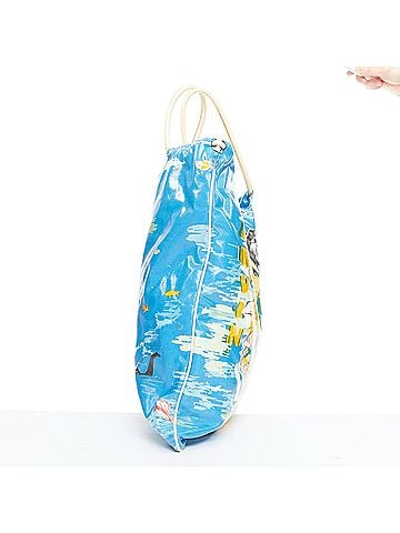 Lanvin Lanvin Cartoon Print Canvas Tote Bag (view 2)