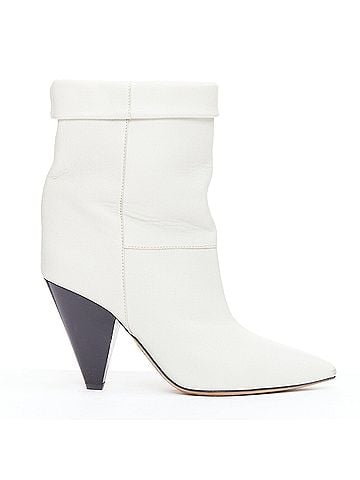 Isabel Marant Isabel Marant Leather Cone Heel Boots (view 1)