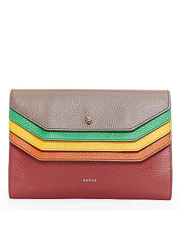 Gucci Gucci Totem Rainbow Leather Clutch Bag (view 1)