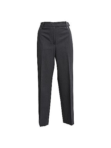 Brunello Cucinelli Brunello Cucinelli Straight-Leg Trousers in Grey Wool (view 1)
