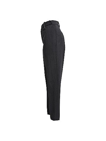 Brunello Cucinelli Brunello Cucinelli Straight-Leg Trousers in Grey Wool (view 2)