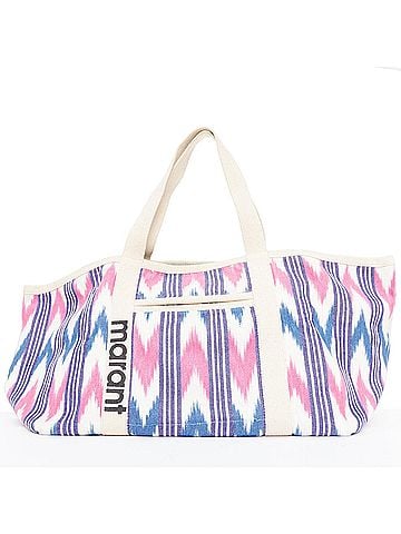 Isabel Marant Isabel Marant Darwen print graphic canvas logo tote bag (view 1)