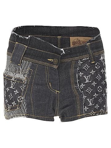 Louis Vuitton Louis Vuitton monogram jacquard patchwork shorts (view 1)