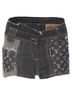 Louis Vuitton 100% Cotton Blue Louis Vuitton monogram jacquard patchwork shorts Size 4 - photo 1