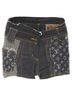 Louis Vuitton 100% Cotton Blue Louis Vuitton monogram jacquard patchwork shorts Size 4 - photo 8