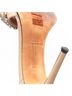 Givenchy 100% Leather Brown Givenchy Crystal Ankle Strap Sandals Size EU 37 1/2 - photo 9
