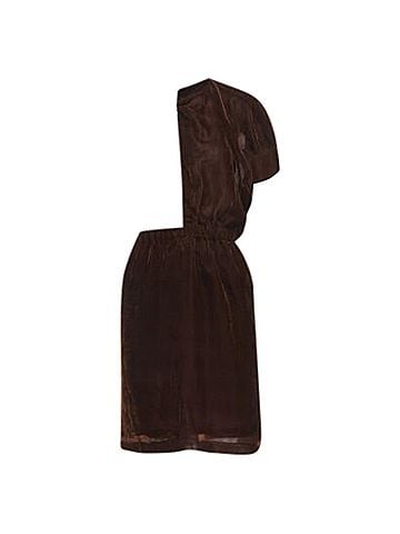Comme des Garçons Comme des Garcons velvet drawstring sash knee length skirt (view 1)