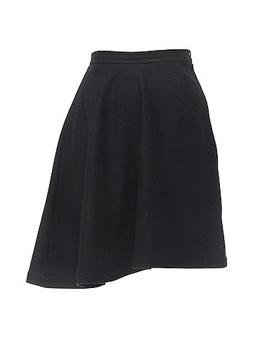 Comme des Garçons Comme des Garcons wool felt asymmetric flared skirt (view 1)