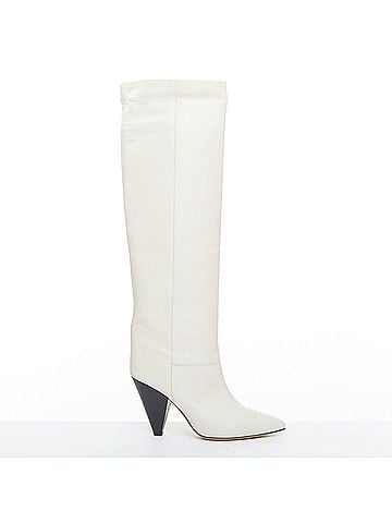Isabel Marant Isabel Marant Leather Cone Heel High Boots (view 1)