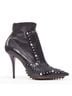 Givenchy 100% Leather Silver Givenchy Leather Studs Ankle Booties Size EU 38 - photo 1