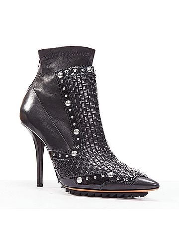 Givenchy Givenchy Leather Studs Ankle Booties (view 2)