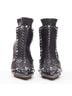 Givenchy 100% Leather Silver Givenchy Leather Studs Ankle Booties Size EU 38 - photo 3