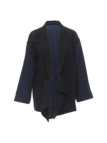 Comme des Garçons Comme des Garcons deconstructed drape front blazer (view 1)