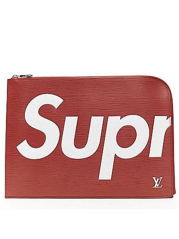 Louis Vuitton Louis Vuitton Supreme LV Epi Pouchette Jour GM clutch bag (view 1)
