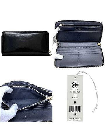 Tory Burch Tory Burch Round Long Wallet Emerson 162753 1124 Leather Black Women's (view 2)
