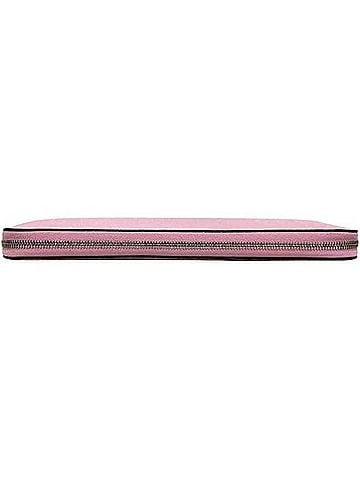 Hermès Hermes Azap Silk In Round Wallet, U Stamp, HERMES Veau Epsom Silk, Jaune Citron/Mauve Sylvestre Pink, Women's (view 2)