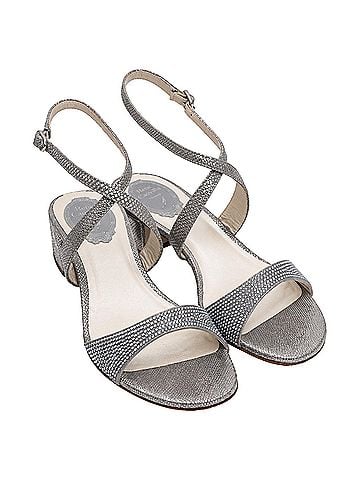 Rene Caovilla René Caovilla Crystal Embellished Sandals in Silver Crystal (view 2)