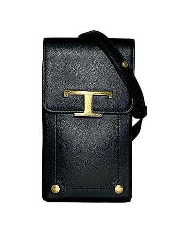 Tod's Tod's Pochette Smartphone Shoulder Bag T-Timeless TOD'S Leather Black Women's (view 1)