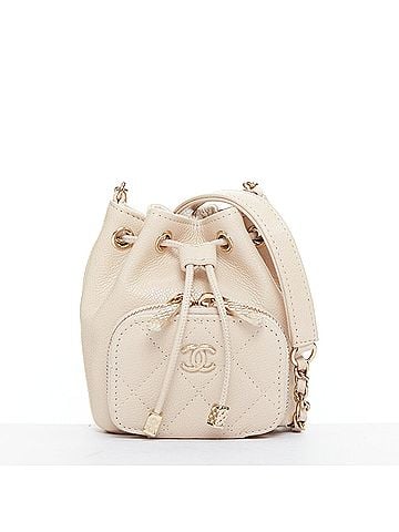 Chanel Chanel Grained Leather Crossbody Bag (view 1)
