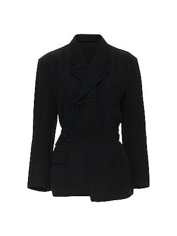 Comme des Garçons Comme des Garcons chinese knot semi detached hem blazer (view 1)