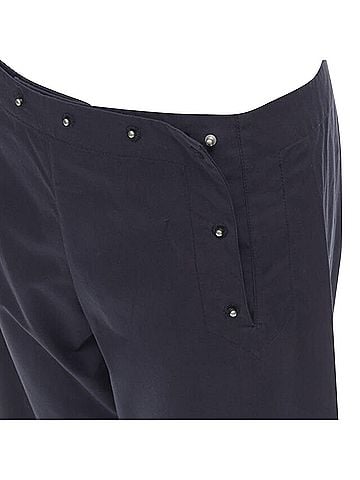 Jean Paul Gaultier Jean Paul Gaultier navy silver button wide leg pants (view 2)