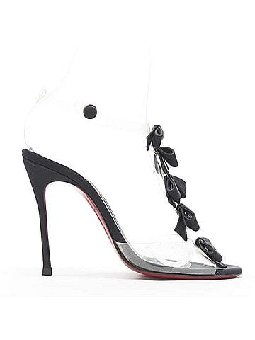 Christian Louboutin Christian Louboutin Grosgrain Sandal Heels (view 1)