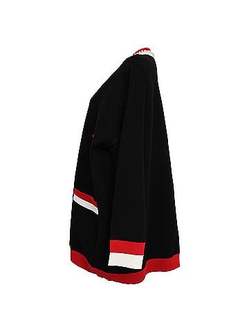 Sandro Sandro Oopen Cardigan in Black Viscose (view 2)