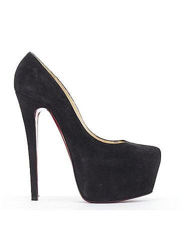 Christian Louboutin Christian Louboutin Suede Platform Pump (view 1)