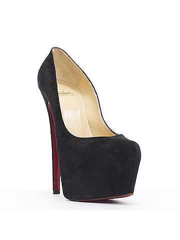 Christian Louboutin Christian Louboutin Suede Platform Pump (view 2)