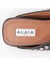 Alaïa 100% Leather Black Alaia Crystal Leather Sandals Size EU 38 - photo 8