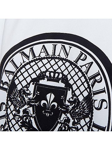 Balmain Balmain cotton coin logo sweatshirt (view 2)