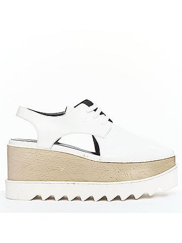 Stella McCartney Stella Mccartney Leather Platform Flats (view 1)