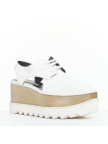 Stella McCartney Stella Mccartney Leather Platform Flats (view 2)