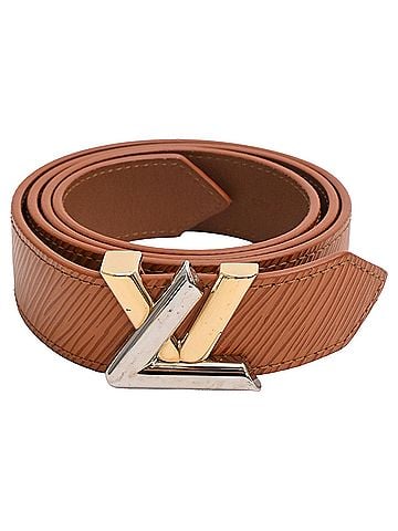 Louis Vuitton Louis Vuitton Twist Belt in Brown Epi Leather (view 1)