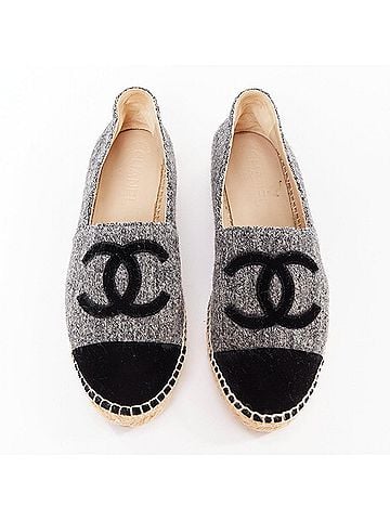 Chanel Chanel Wool Felt Velvet Espadrilles (view 1)