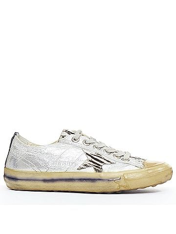 Golden Goose Golden Goose Suede Calf Hair Sneakers (view 1)