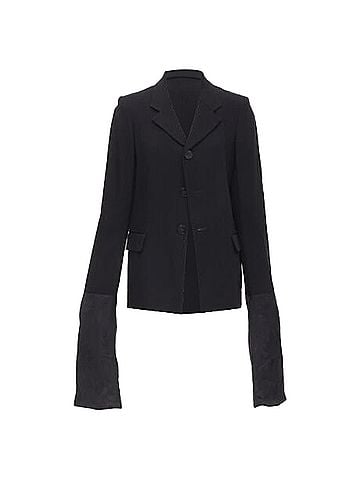 Comme des Garçons Comme des Garcons wool long wide sleeve blazer jacket (view 1)