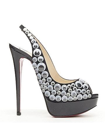 Christian Louboutin Christian Louboutin Patent Sling Platform (view 1)