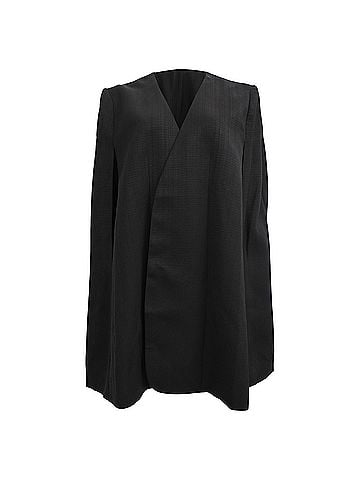 Totême Totême Dinner Cape Blazer in Black Viscose (view 1)