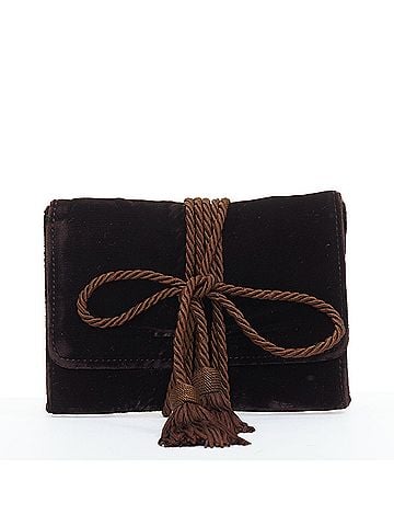 Giorgio Armani Giorgio Armani Velvet Tassel Clutch Bag (view 1)