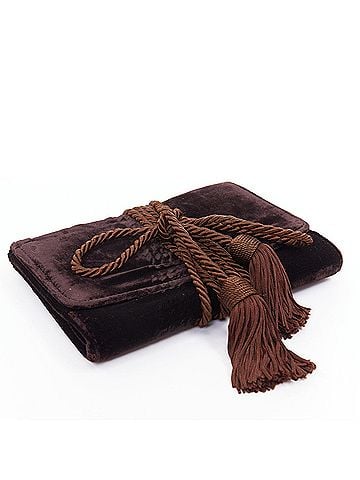 Giorgio Armani Giorgio Armani Velvet Tassel Clutch Bag (view 2)