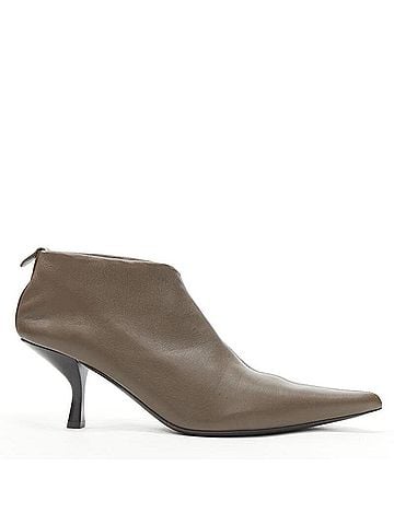The Row The Row Pointy Curved Heel Booties (view 1)